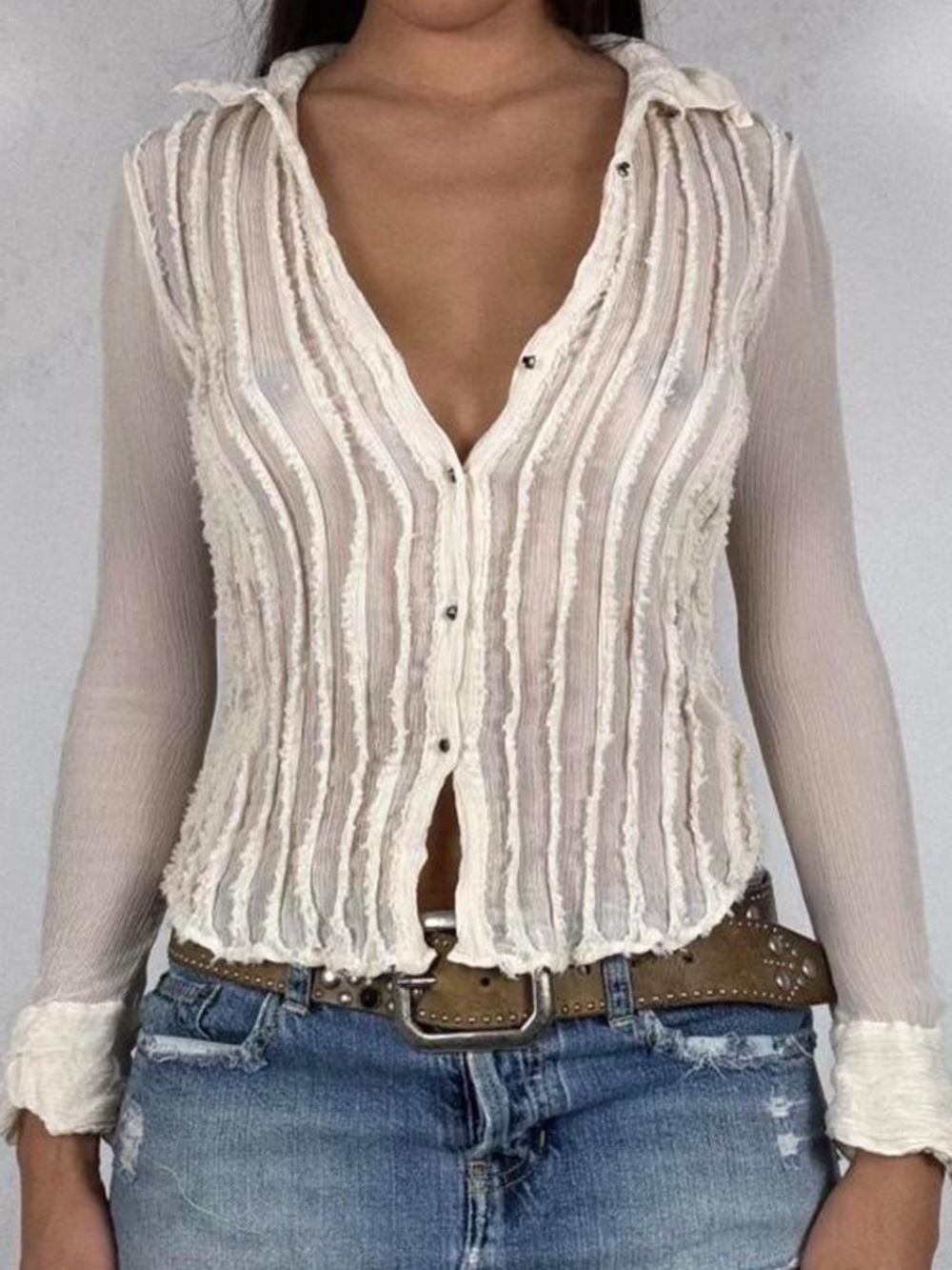 Gauze material top
